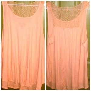 French Laundry Henley Swing Tank Top 3X